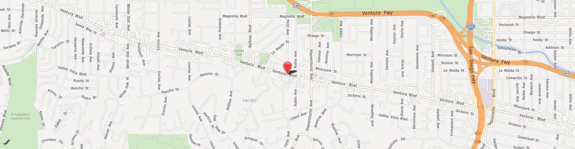 Location Map: 16633 Ventura Blvd Encino, CA 91436