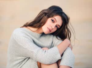 Woman with clear skin after Mesopeel treatment in Encino, CA